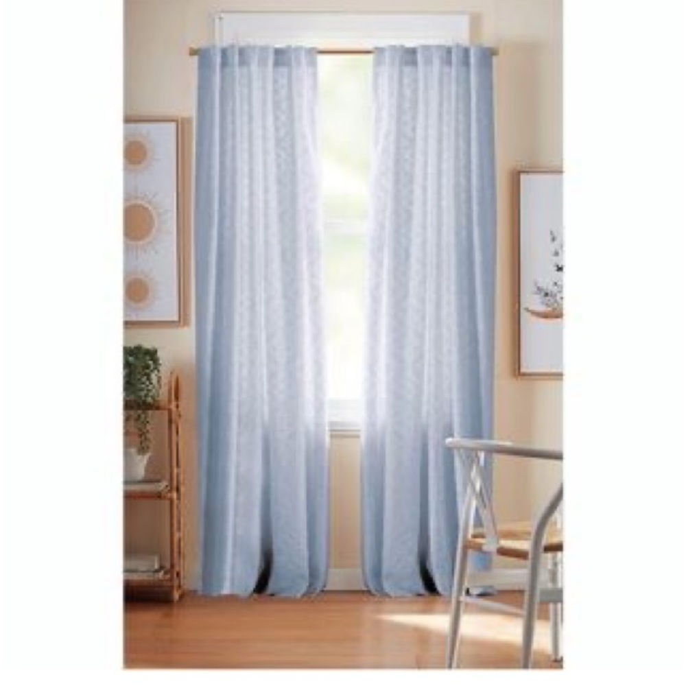 4 Panels of Wild Sage Curtains